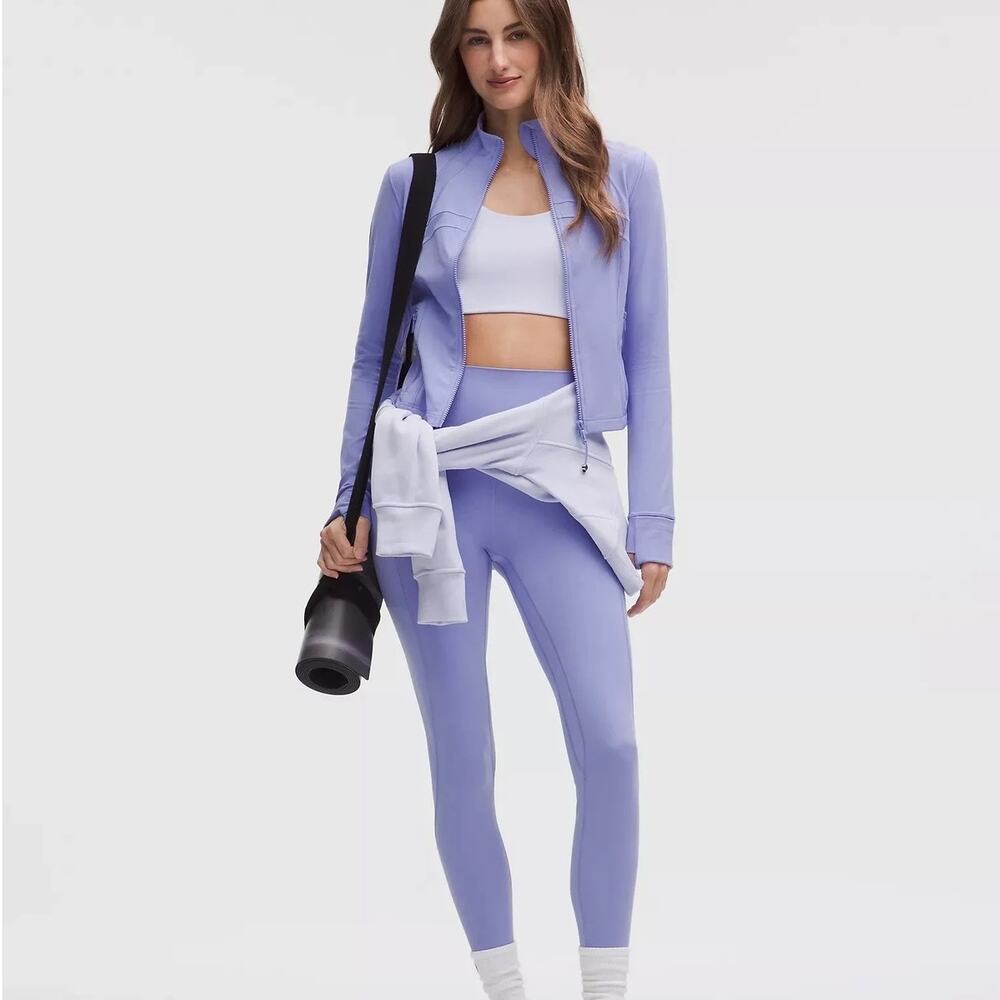 NEW Lululemon Define Cropped Jacket Nulu in Dusty Lilac Size 10 - Picture 4 of 10